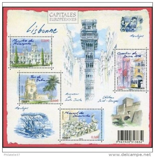France Feuillet N°4402 Capitales Européennes. Lisbonne (Portugal) - Other & Unclassified