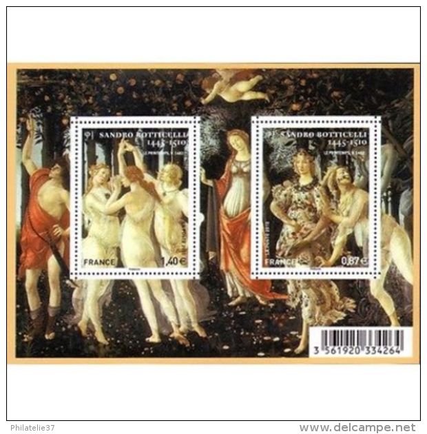 France Feuillet N°4518 Sandro Botticelli, Peintre Italien - Other & Unclassified