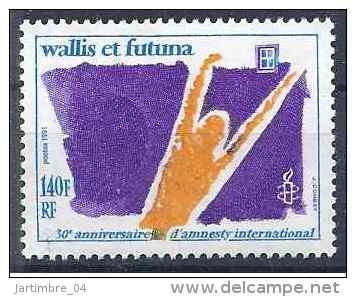 1991 WALLIS FUTUNA 417** Amnesty International - Nuevos