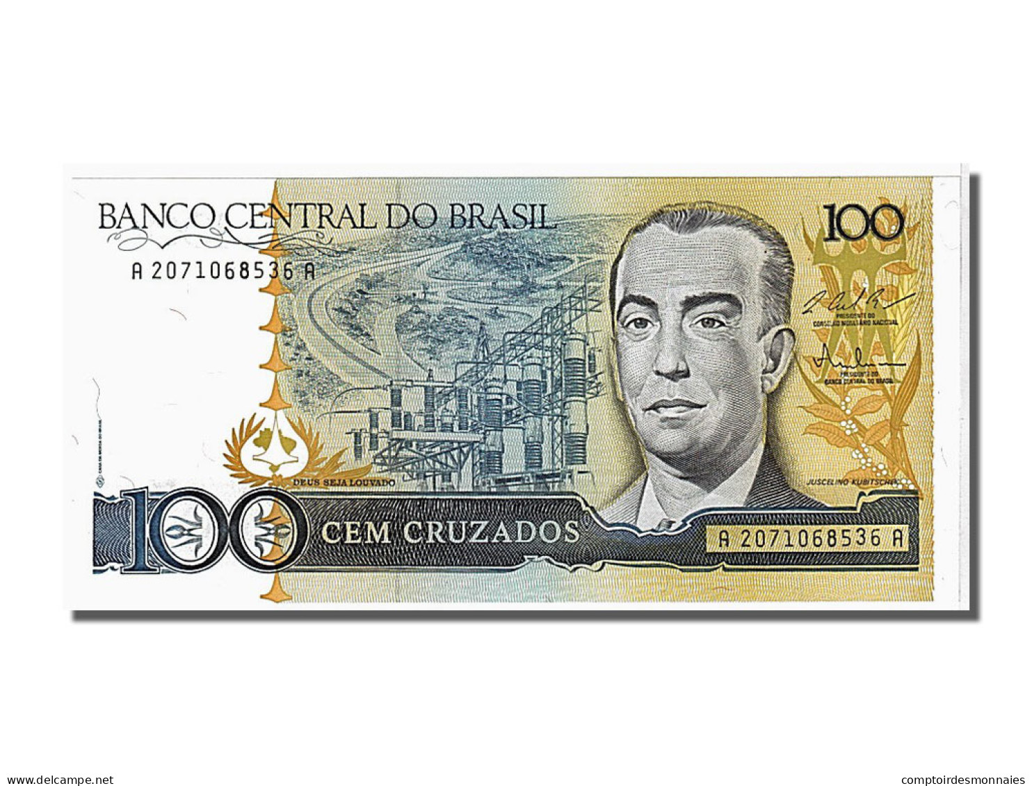 Billet, Brésil, 100 Cruzados, 1987, NEUF - Brésil