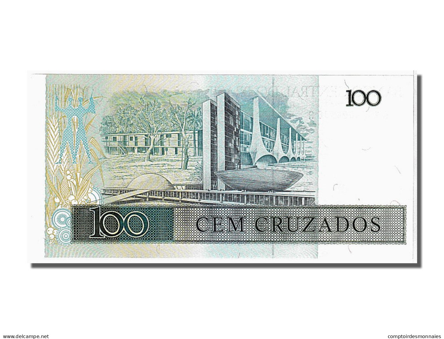 Billet, Brésil, 100 Cruzados, 1987, NEUF - Brésil