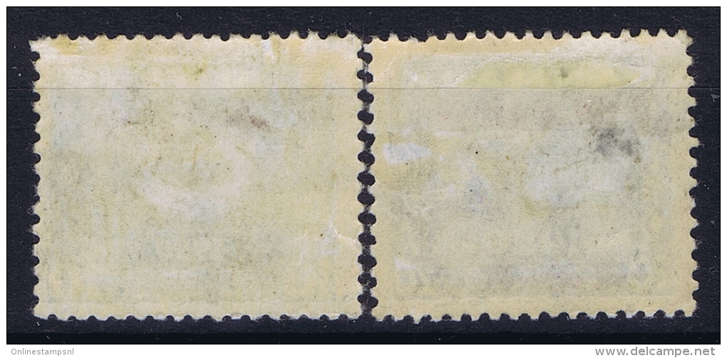 Denmark: Mi Nr 116 + 117 MH/* 1921 - Unused Stamps