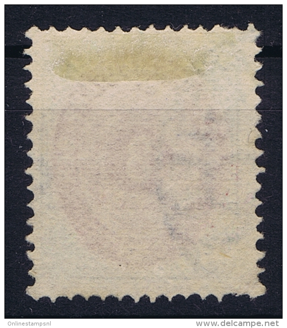 Denmark: Danish West Indies  Mi Nr 6 II  Used  Rahmen Kopfstehend. - Dänische Antillen (Westindien)