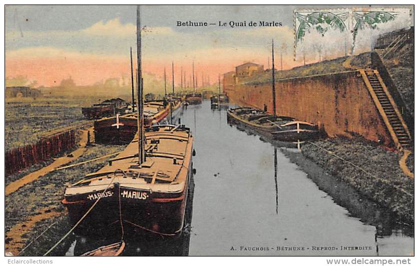 Bethune    62      Le Quai De Marles - Bethune