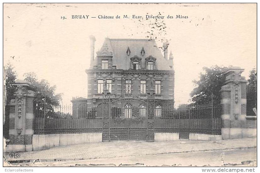 Bruay En Artois (La Buissière)    62    Château De M.Elby Directeur Des Mines - Altri & Non Classificati