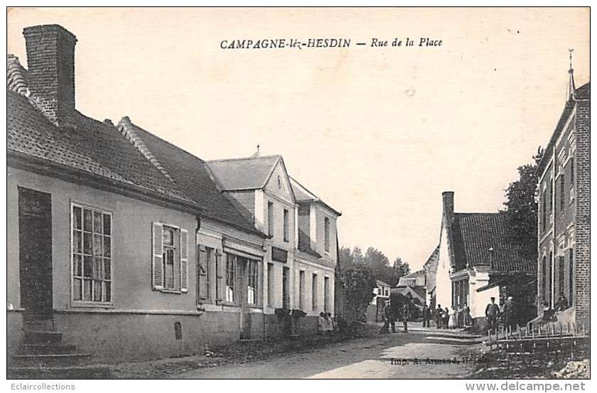 Campagne Lès Hesdin   62      Rue De La Place - Sonstige & Ohne Zuordnung