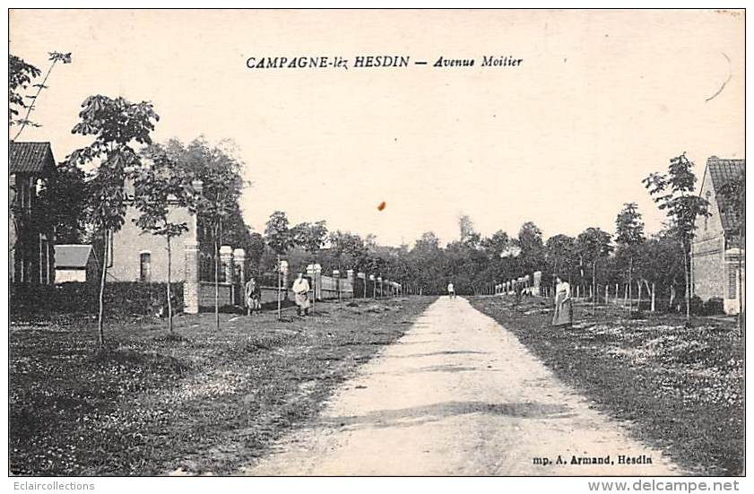 Campagne Lès Hesdin   62      Avenue Moitier - Andere & Zonder Classificatie