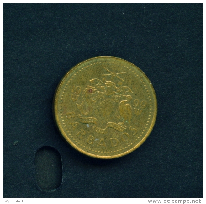 BARBADOS  -  1999  5c  Circulated Coin - Barbados