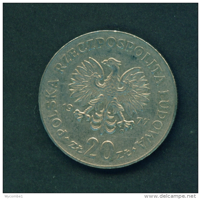 POLAND  -  1977  20z  Circulated Coin - Poland