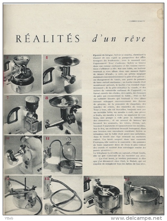 Revue 86 Pages - ARTS MÉNAGERS - 1951 / Publicité - Maison & Décoration