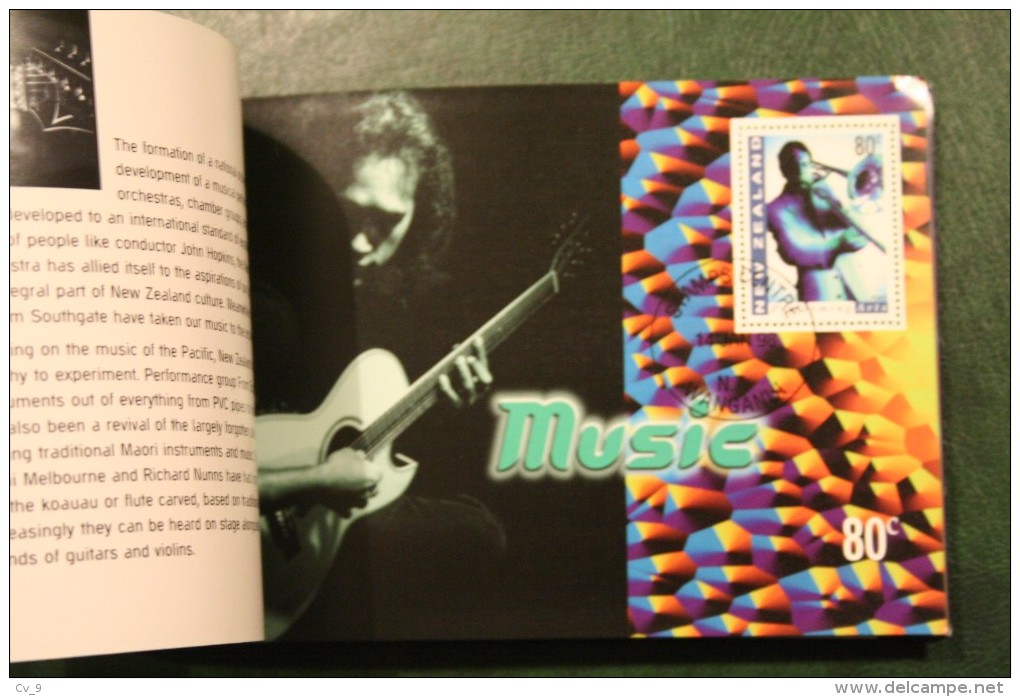 1998 Perfroming Arts Music Prestige BOOKLET  Used / Gestempeld New Zealand / Neu Seeland