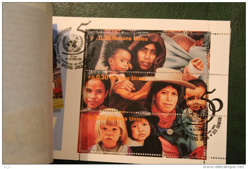 1995 Geneve 50 Year UN Prestige BOOKLET  Used / Gestempeld / Oblitéré United Nation / Vereinte Nationen / Nations Unies - Booklets