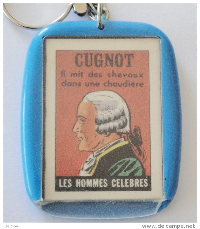Keychain Mini BD Les Hommes Célèbres CUGNOT - Schlüsselanhänger