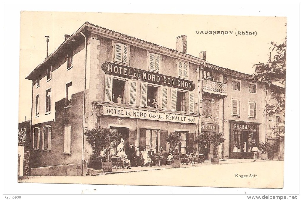 VAUGNERAY  ( Rhone )  HOTEL DU NORD - Altri & Non Classificati