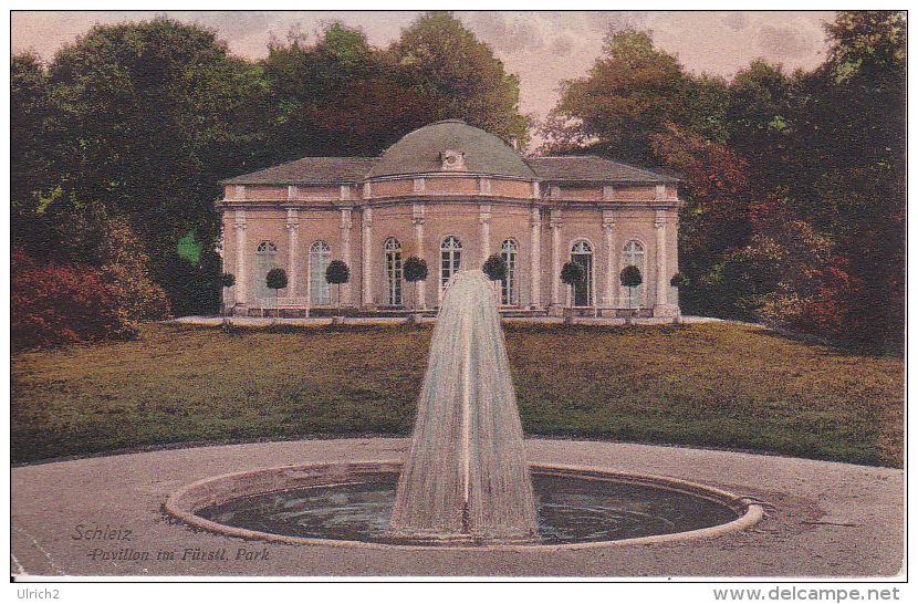 AK Schleiz - Pavillon Im Fürstl. Park - Feldpost - 1917 (21138) - Schleiz