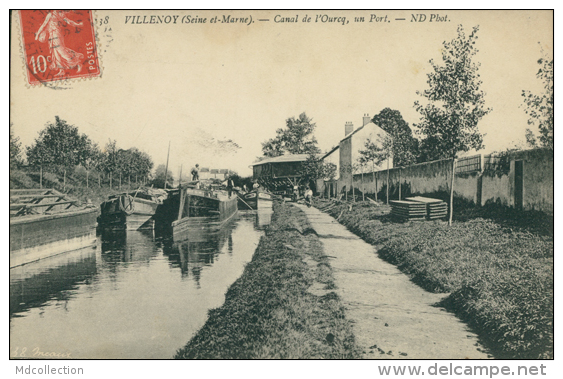 77 VILLENOY / Canal De L'Ourcq, Un Port / - Villenoy