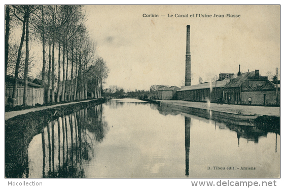 80 CORBIE / Le Canal Et L'Usine Jean Masse / - Corbie