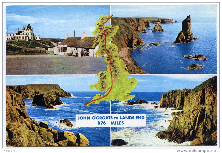 JOHN O'GROATS TO LAND'S END (10 X 15cms Approx.) - Caithness