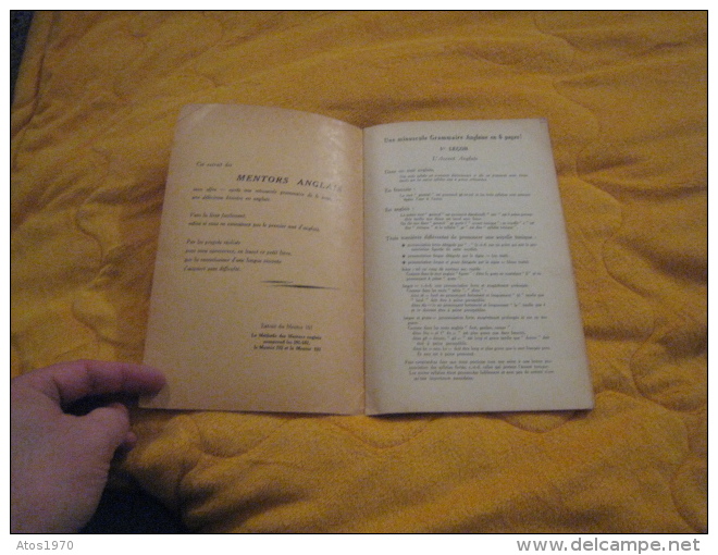 PETIT MENTOR ANGLAIS ANCIEN DE 1950 ?. M.100 / SCENARIO ET ILLUSTRATIONS DE MARCEL JEANJEAN. TEXTE DE MARY W. ADAMS. - 18 Ans Et Plus