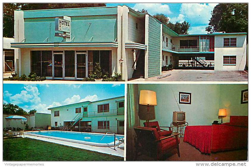 257629-Florida, Orlando, Hotel Sadler, Multi-View, Swimming Pool, Mitchell´s Studio By Dexter Press No 79048-B - Orlando