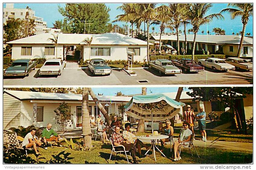 257637-Florida, Palm Beach Shores, Seascape Apartments, 60s Cars, Joseph Back By Dexter Press No 20661-C - Palm Beach