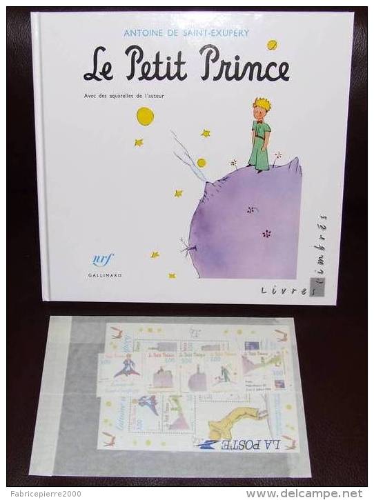 Le Petit Prince De Saint-Exupéry Avec Ses 10 Timbres Neufs** - Livres Timbrés NEUF Sous BLISTER - Collections (with Albums)