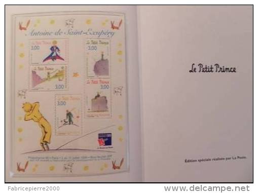 Le Petit Prince De Saint-Exupéry Avec Ses 10 Timbres Neufs** - Livres Timbrés NEUF Sous BLISTER - Collections (with Albums)