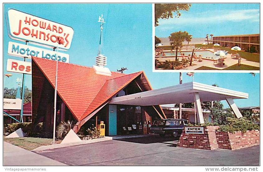 257645-Florida, Panama City, Howard Johnson Motor Lodge, Multi-View, Joseph Back By Dexter Press No 18223-C - Panama City