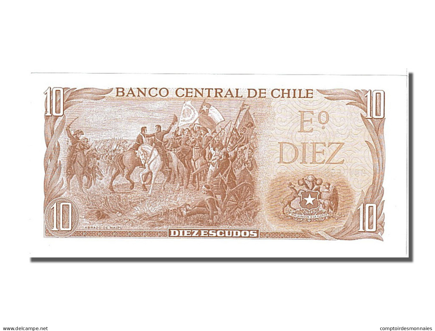 Billet, Chile, 10 Escudos, 1962, NEUF - Chile