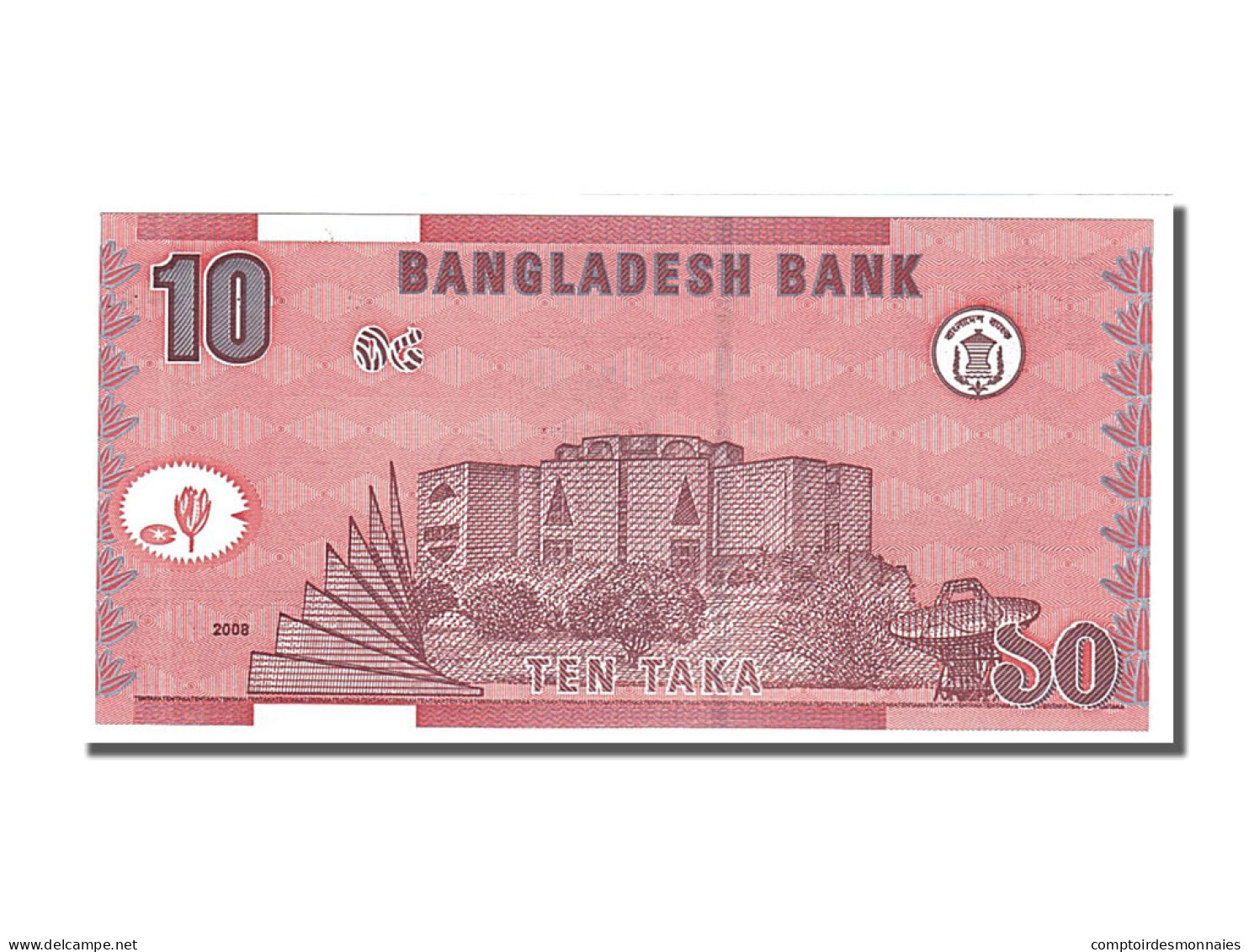 Billet, Bangladesh, 10 Taka, 2008, NEUF - Bangladesh