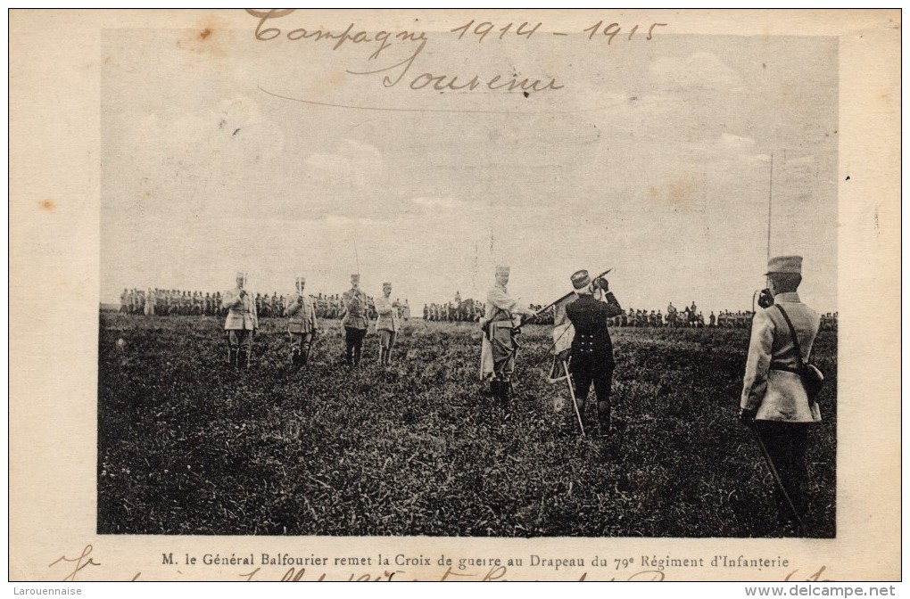80 - REMAISNIL Vue Prise En Juillet 1915 Entre Remaisnil Et Bonnière (62) Général Balfourier Remet La Croix De Guerre - Autres & Non Classés