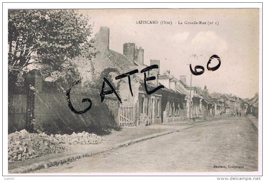 Guiscard    La Grande Rue - Guiscard