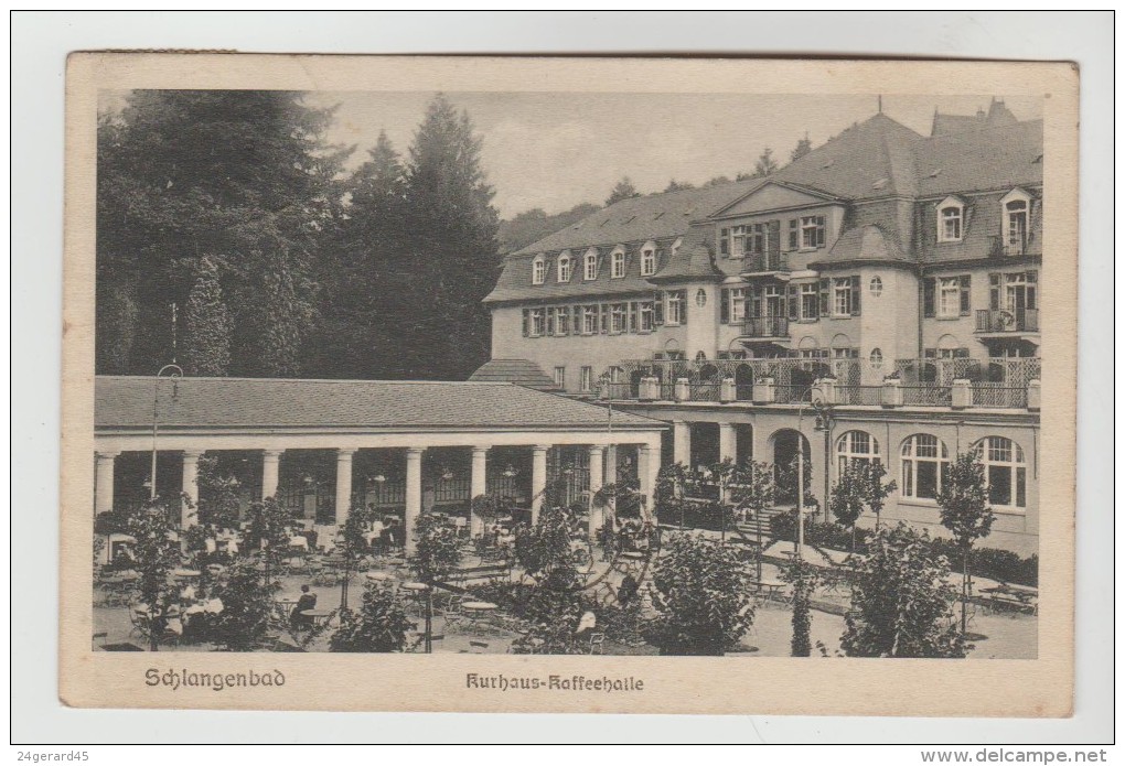 CPSM SCHLANGENBAD (Allemagne-Hesse) - Kurhaus Kaffeehalle - Schlangenbad