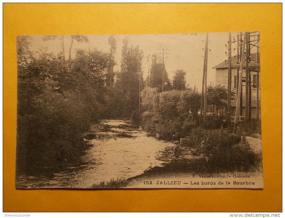 Carte Postale - JALLIEU (38) - Les Bords De La Bourbre (8/30A) - Jallieu