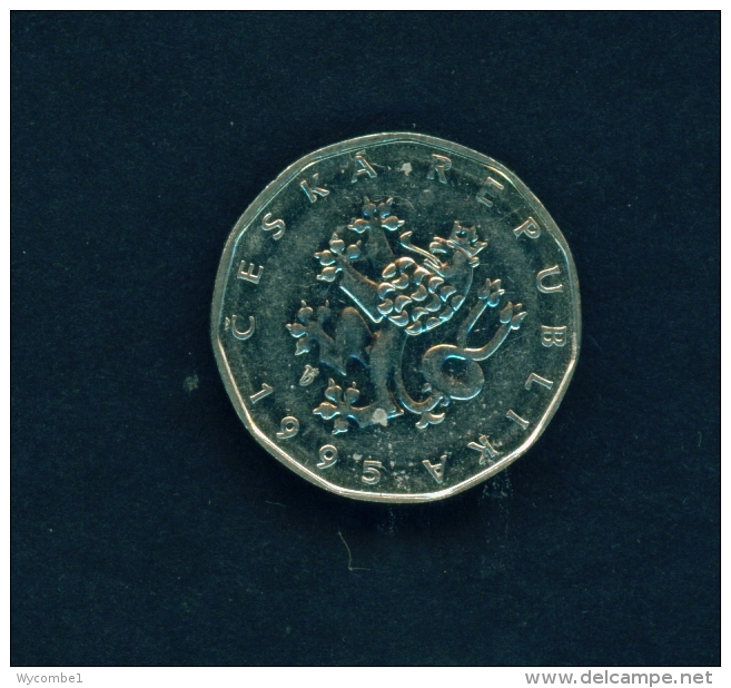 CZECH REPUBLIC  -  1995  2k  Circulated Coin - Czech Republic
