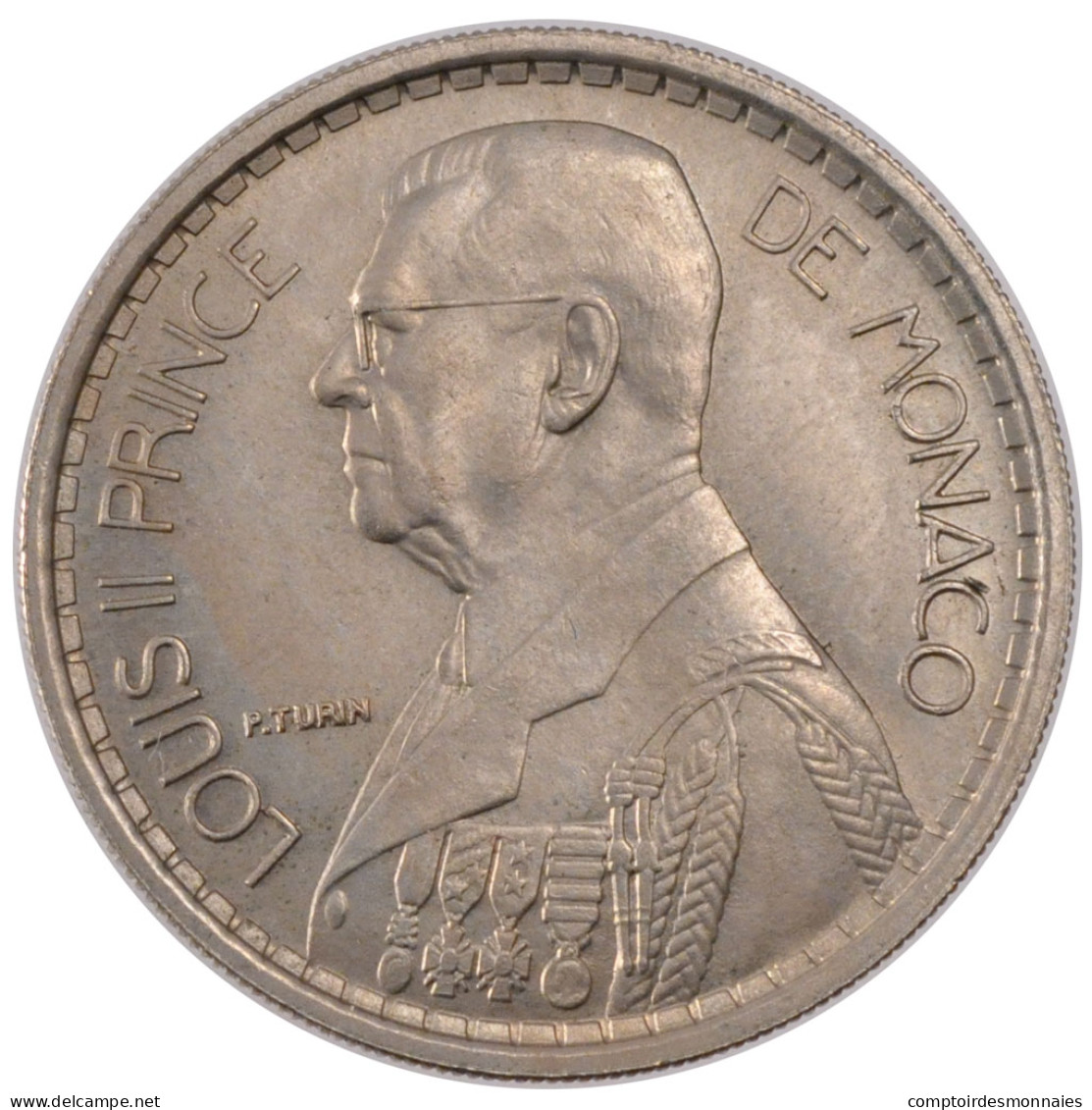 Monnaie, Monaco, 20 Francs, 1945, SUP+, Copper-nickel, KM:E20, Gadoury:137 - 1922-1949 Louis II