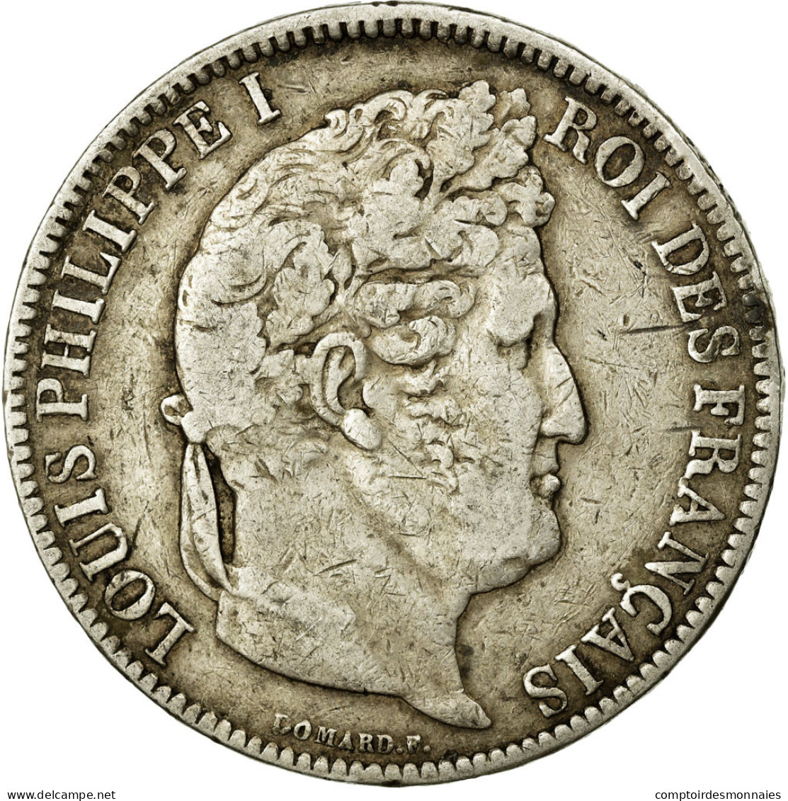 Monnaie, France, Louis-Philippe, 5 Francs, 1831, Rouen, TB, Argent, KM:745.9 - J. 5 Francs