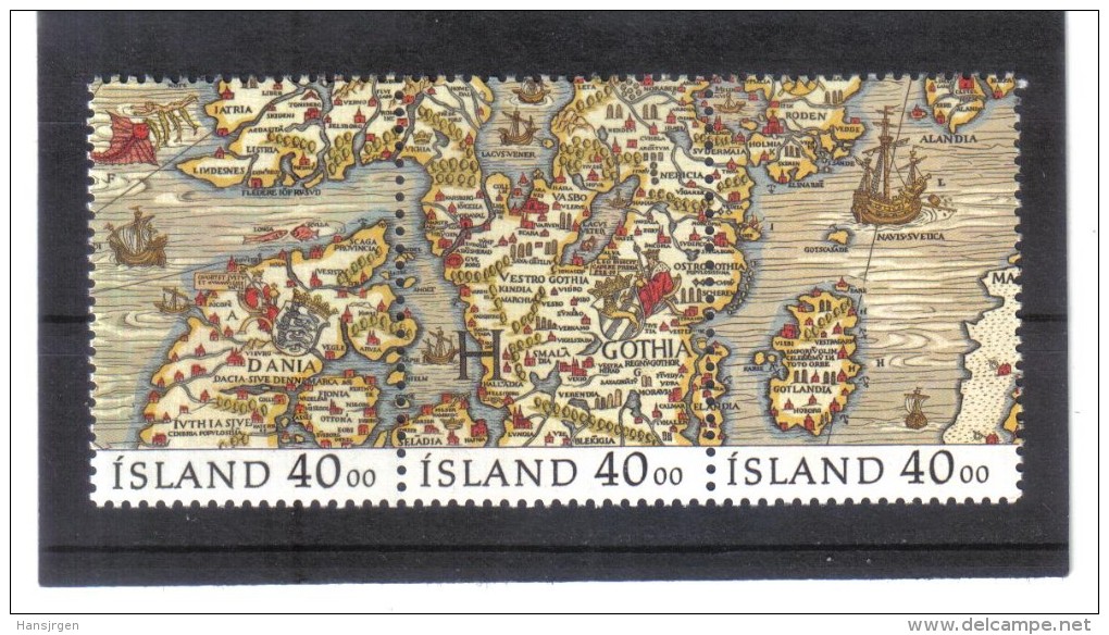 UPU1194  ISLAND  1990  Michl  733/34  Postfrisch ** ZÄHNUNG Siehe ABBILDUNG - Unused Stamps