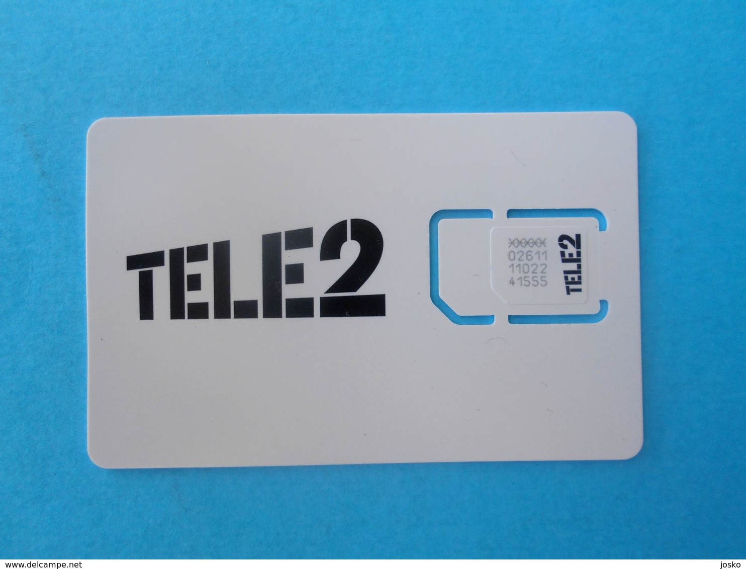 TELE 2 ... Tele2  ( Croatia GSM SIM Card With Chip ) * MINT CARD - NEVER USED - Croacia