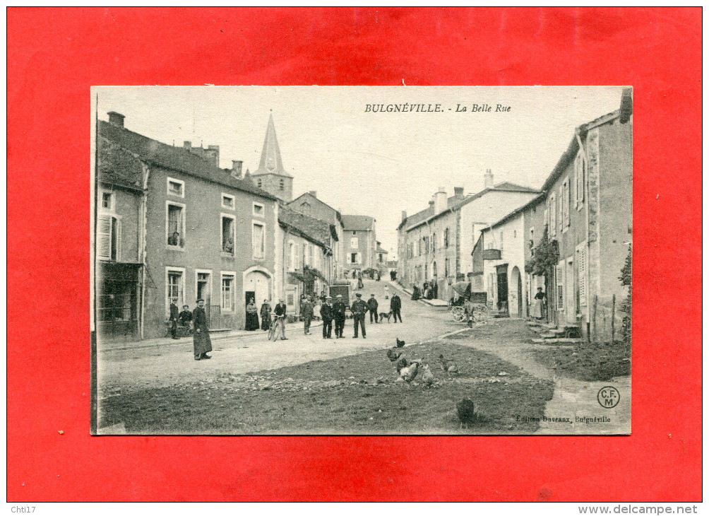 BULGNEVILLE  1910  LA RUE PRINCIPALE  EDIT    CIRC - Bulgneville
