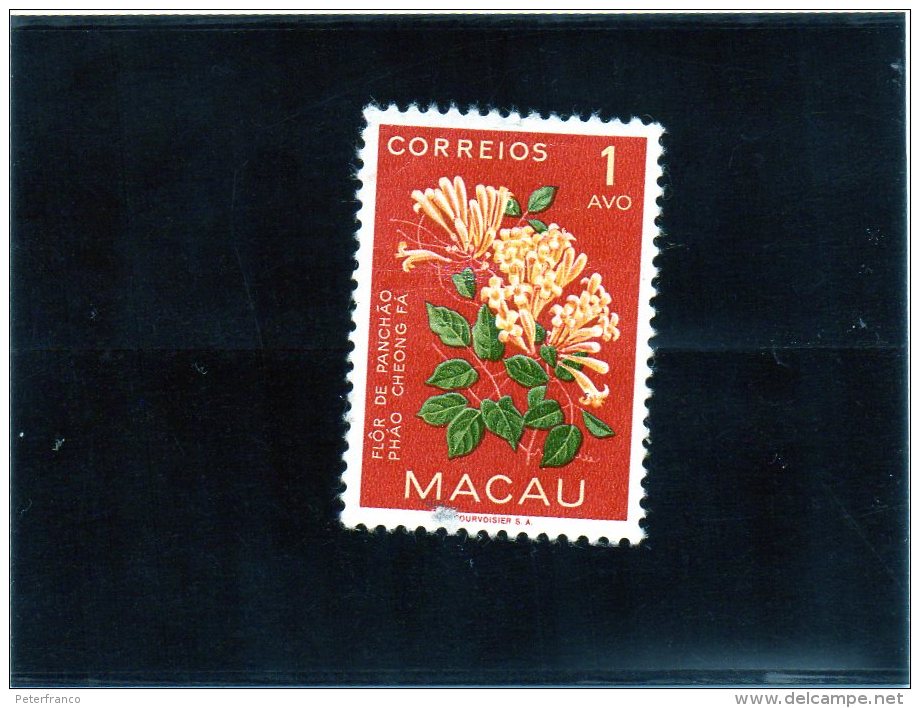 1953 Macao - Fiore - Usados