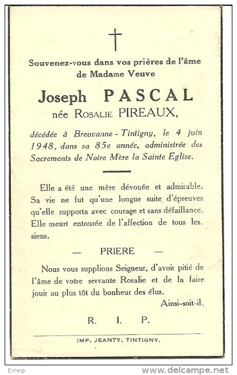 Tintigny Breuvanne Rosalie Pireaux Veuve De Joseph Pascal Breuvanne Tintigny  1863 1948 - Tintigny