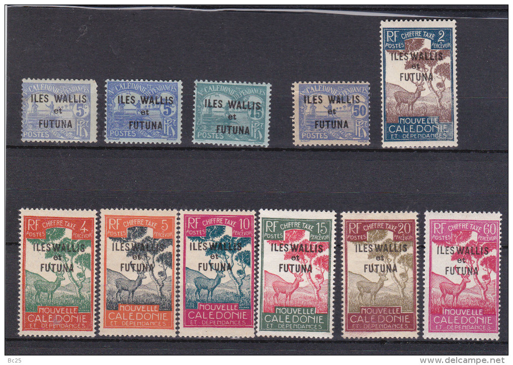 WALLIS ET FUTUNA- TAXE -11 BEAUX TIMBRES NEUFS DE 1920 - Impuestos