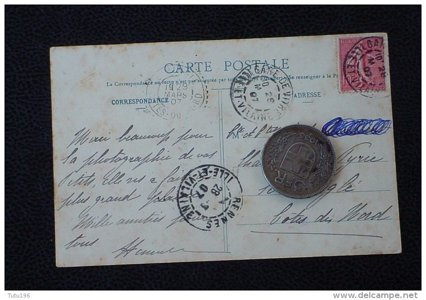 -CARTE  ECRITE EN 1907 - CONTE DE SERURIER - TIMBRE - - Personnages