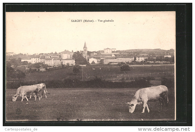 CPA Sarcey, Vue Générale - Andere & Zonder Classificatie