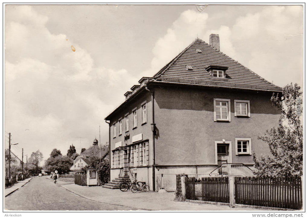 Foto Ansichtskarte Lauchhammer Postamt 1978 - Lauchhammer