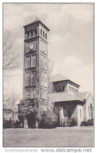 Virginia Hampton The Clock Tower And Church Hampton Institute Albertype - Hampton