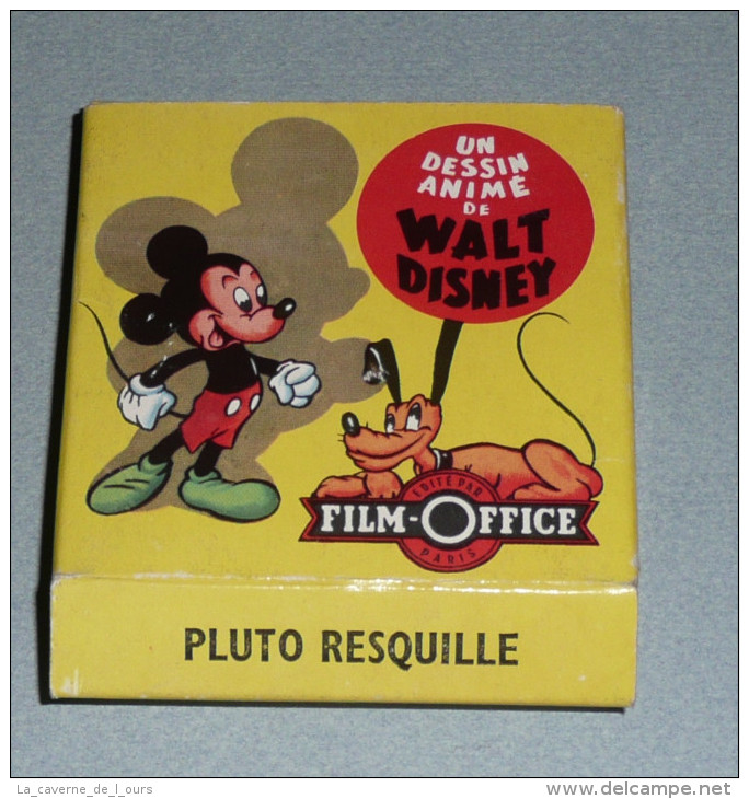 Rare Bobine Film Super 8 Mm Walt Disney Film Office "Pluto Resquille" S8 Super8 Huit, Dessins Animés, Mickey - Bobinas De Cine: 35mm - 16mm - 9,5+8+S8mm