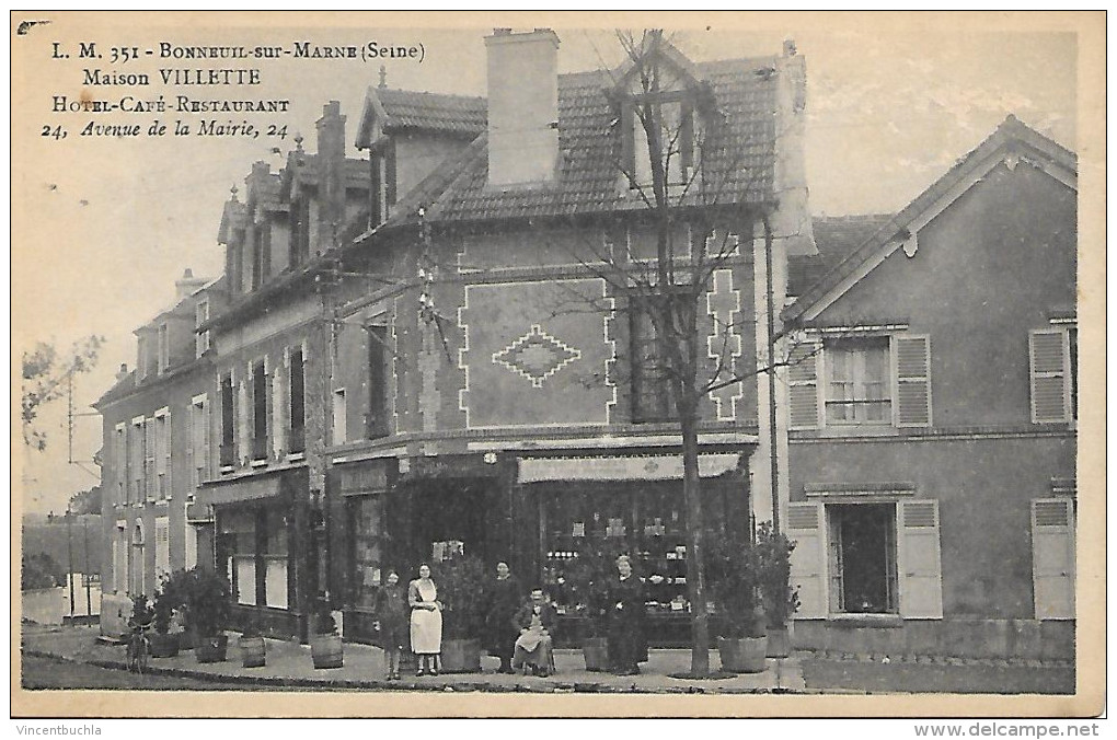 Bonneuil-sur-Marne - Maison Villette - Hotel-Café-Restaurant 24 Avenue De La Mairie - Bonneuil Sur Marne