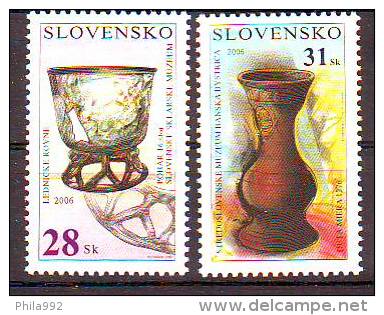 Slovakia 2006 Y Museum Exponats Mi No 540-41 MNH - Neufs